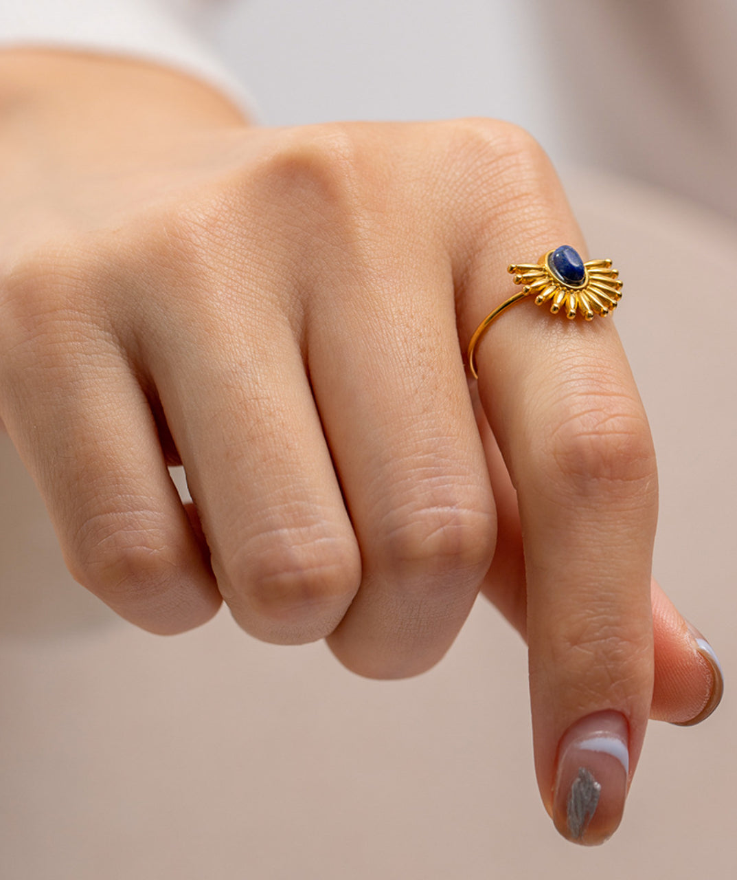 Lapis Lazuli Statement Ring