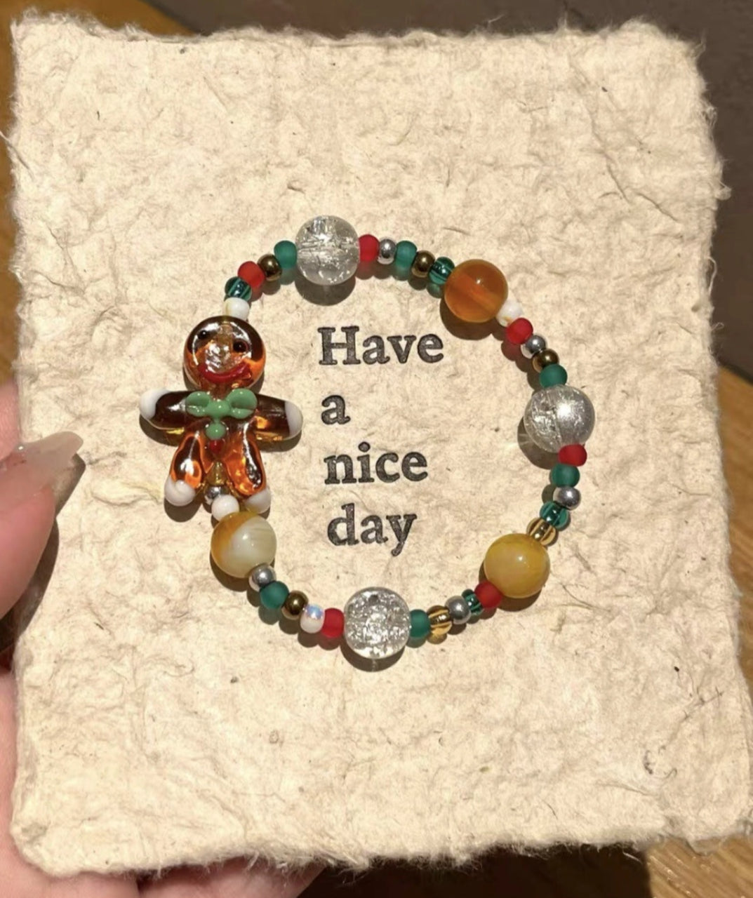 Christmas Magic Beaded Bracelet