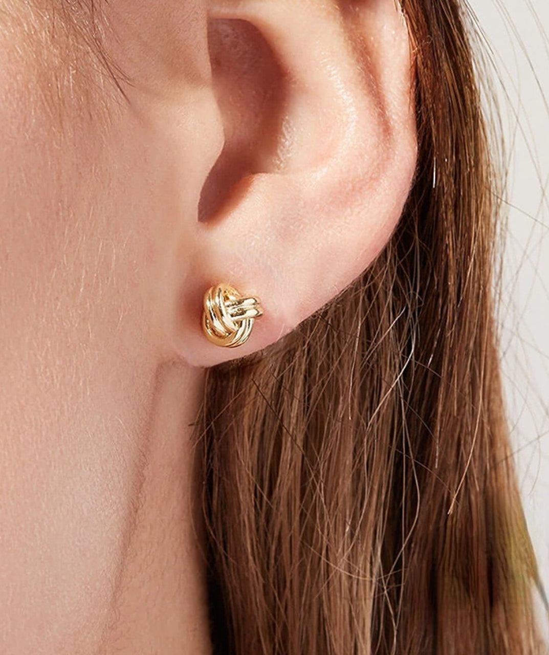 Knot Design Stud Earrings