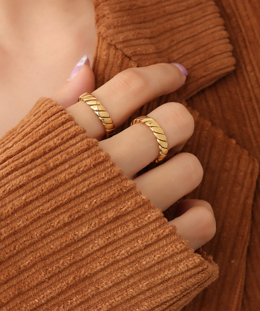 Golden Stackable Ring