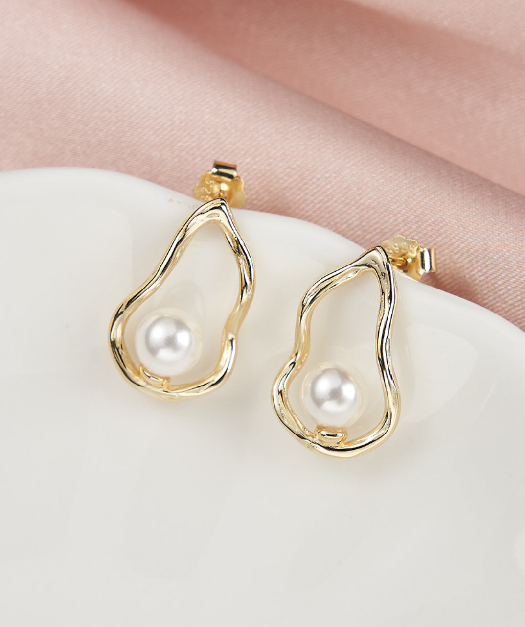 Pearl Stud Earrings