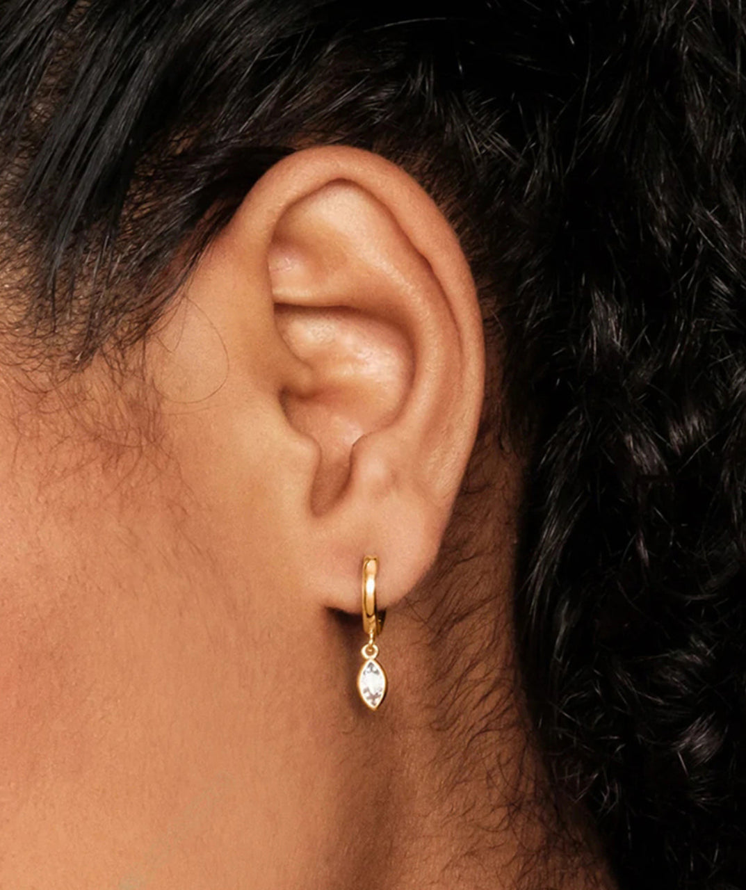 Gold-Plated Drop Earrings