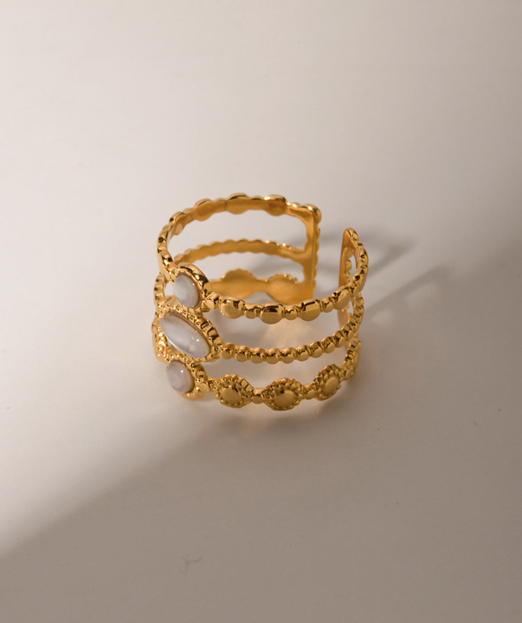 Vintage Layered Statement Ring