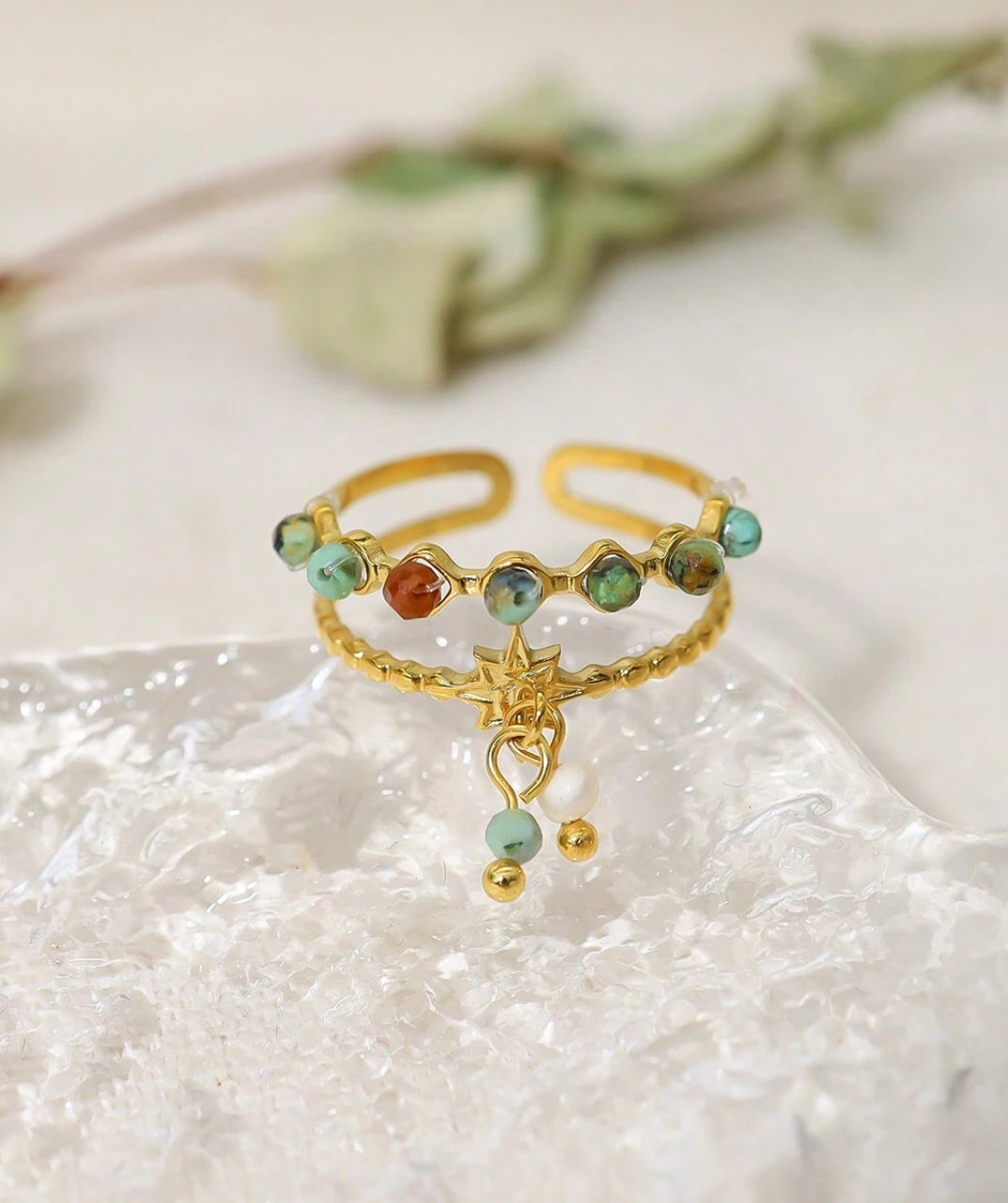 Bohemian Gem Statement Ring