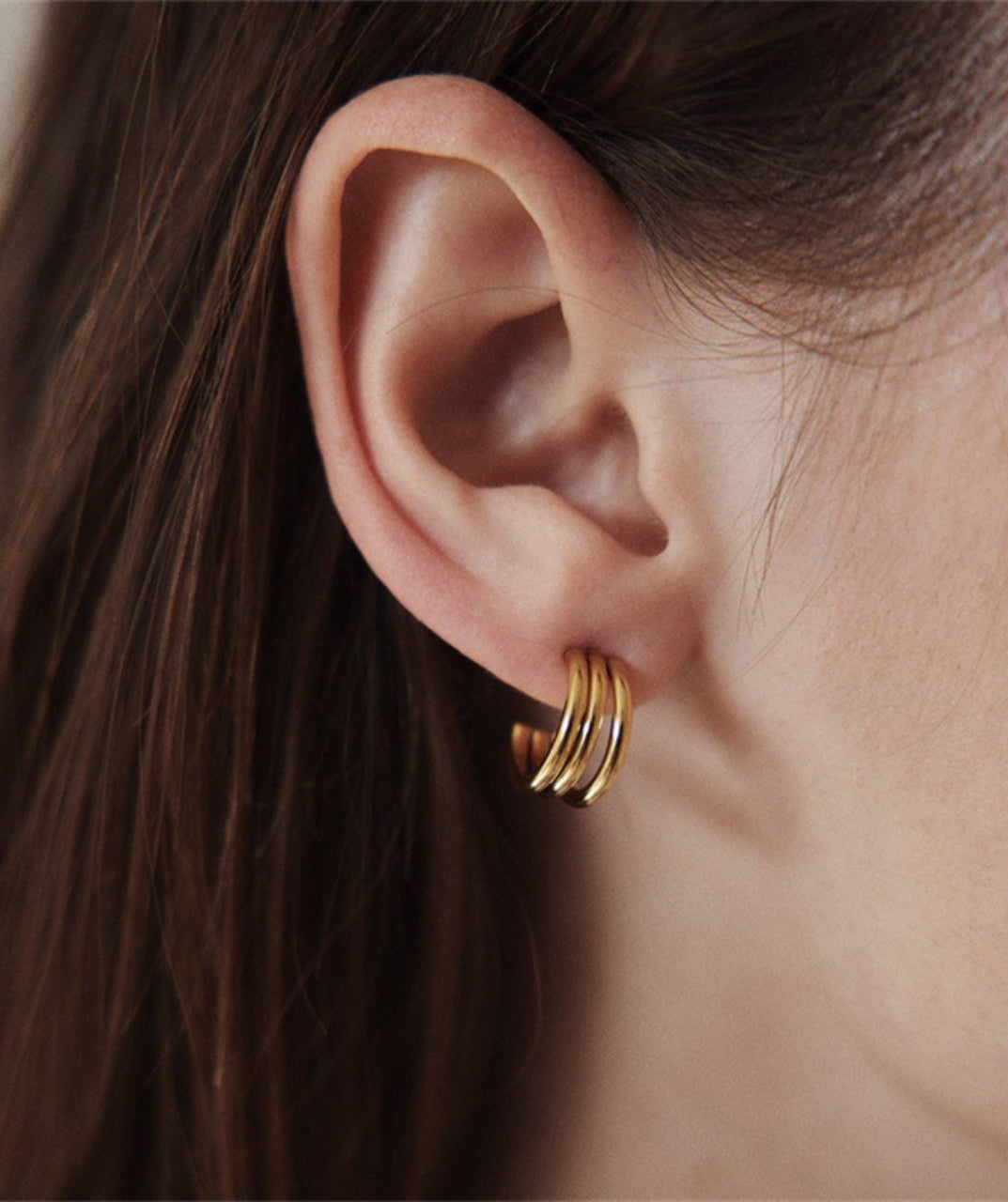 Gold & Silver Hoop Earrings