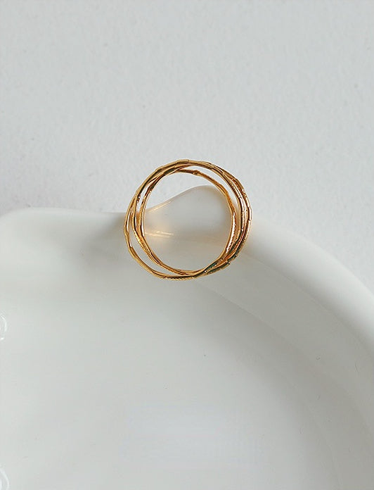 Minimalist Gold-Plated Ring