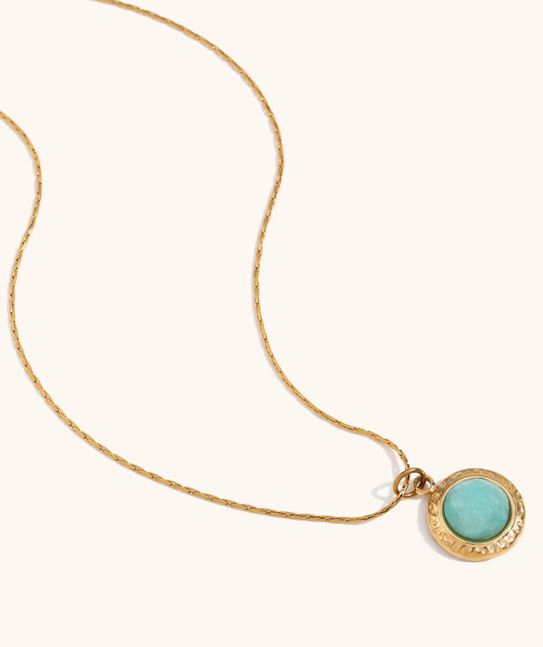 Amazonite Pendant Necklace