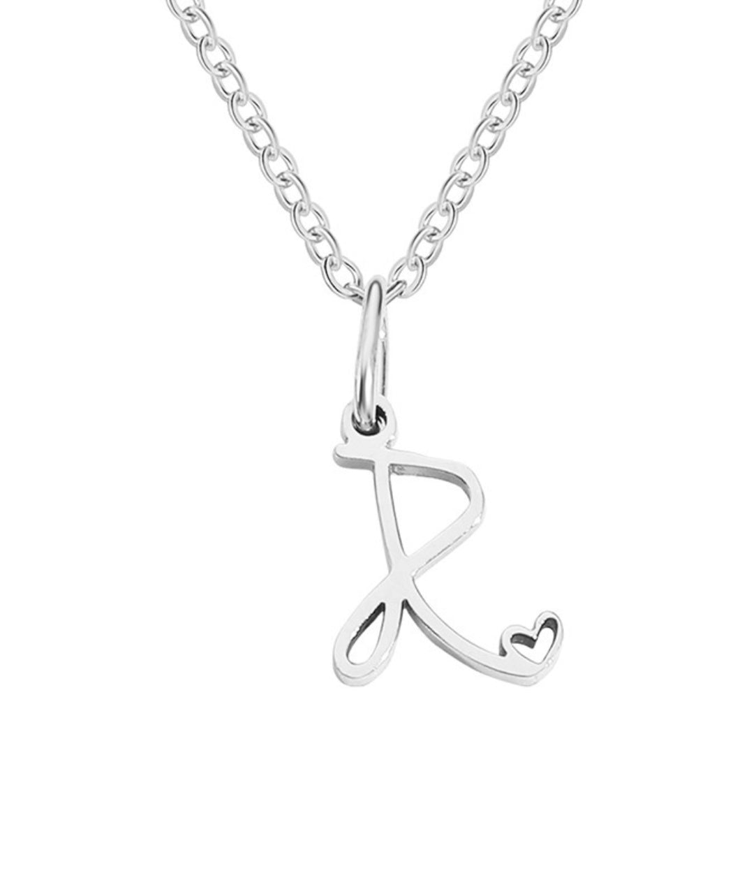 Letter Pendant Necklace