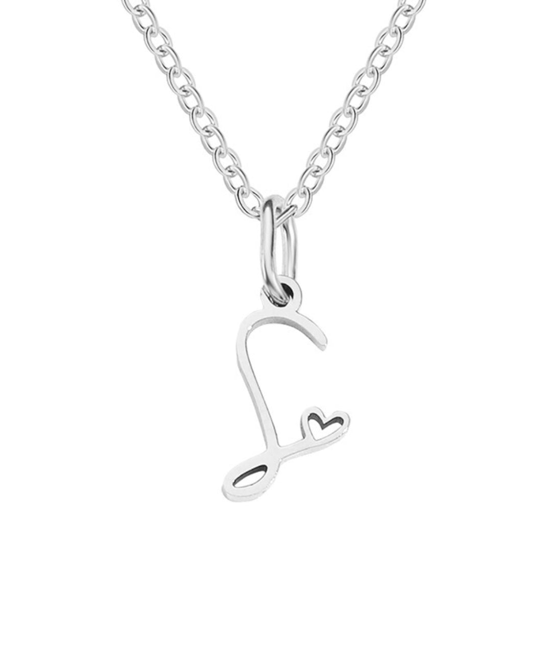 Letter Pendant Necklace