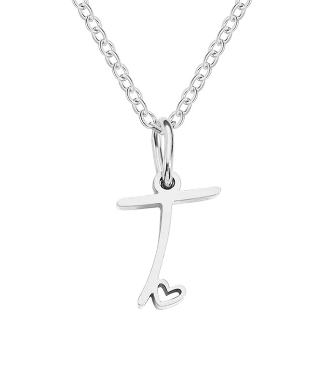 Letter Pendant Necklace