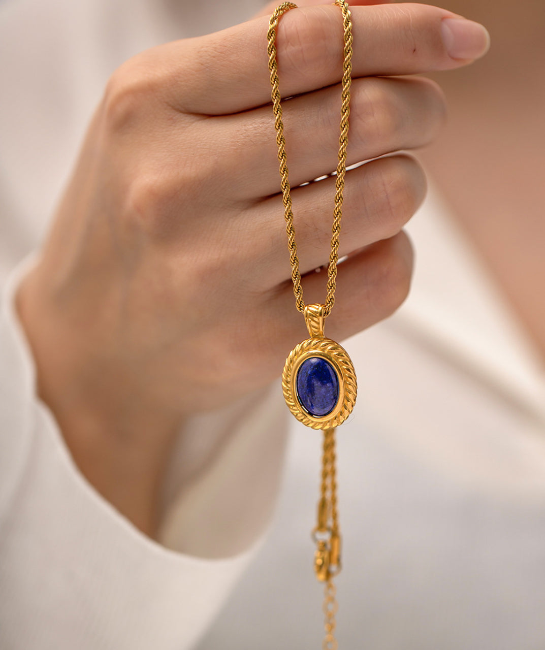 Lapis Lazuli Pendant Necklace