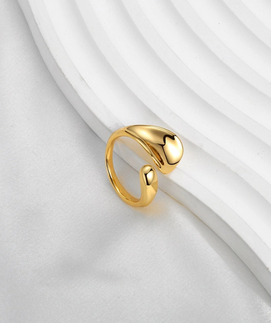 Open Gold Statement Ring