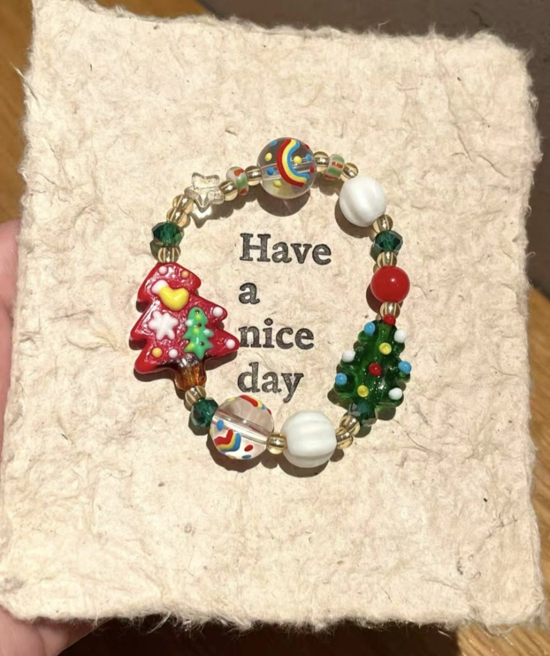 Christmas Magic Beaded Bracelet