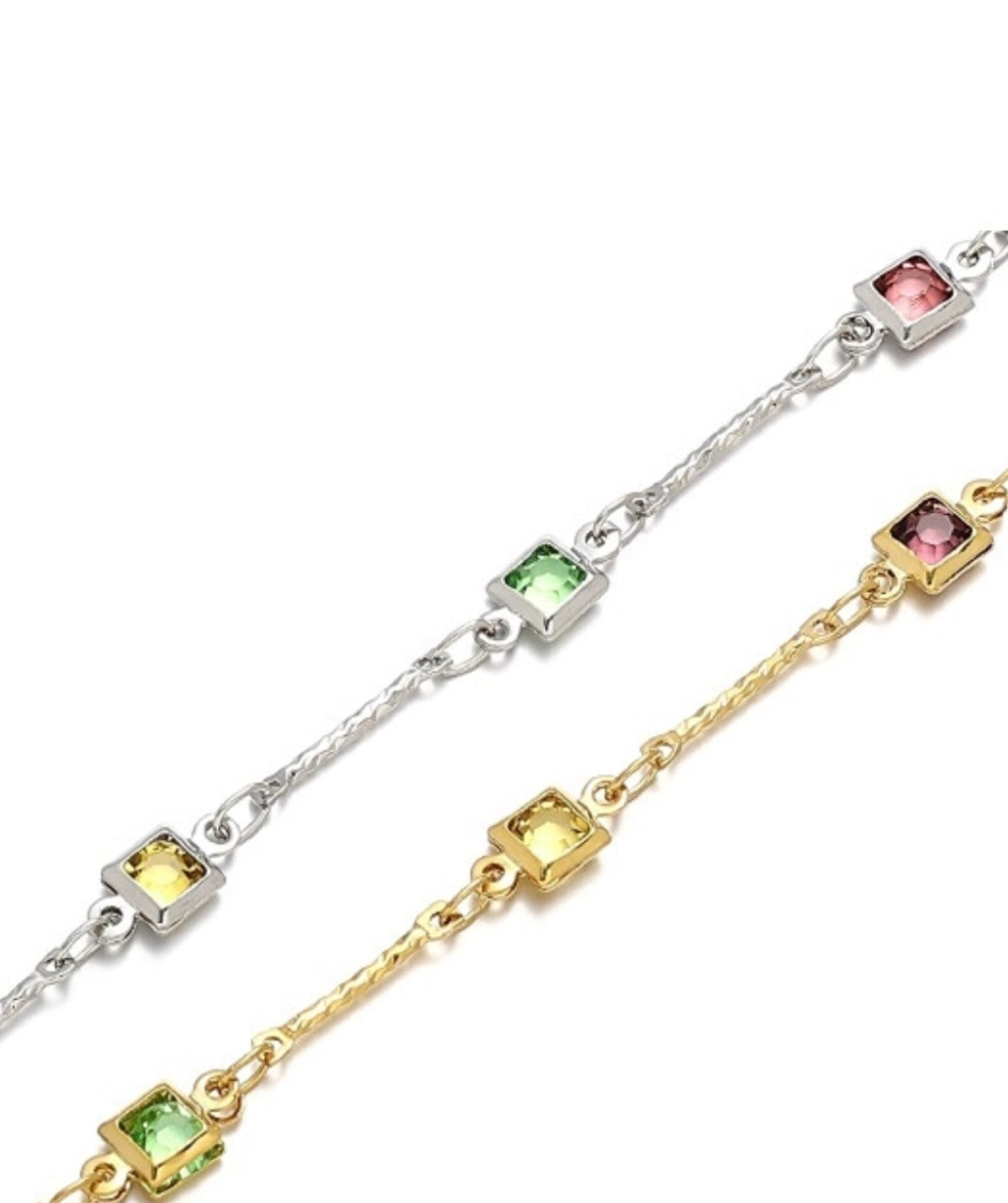 Exquisite Zircon Charm Bracelet