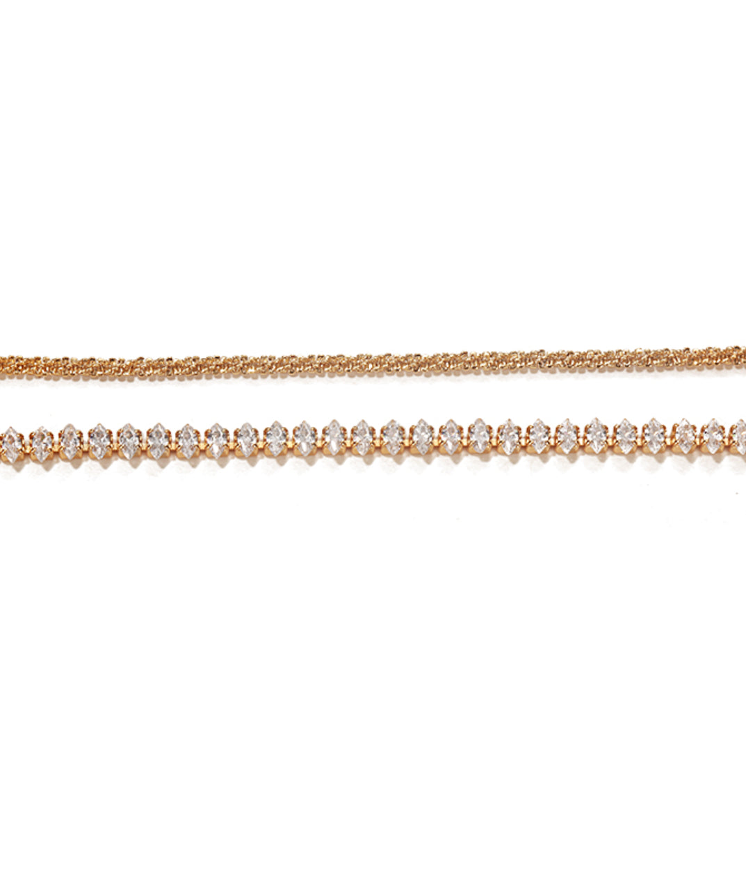 Diamond Splicing Chain Necklace