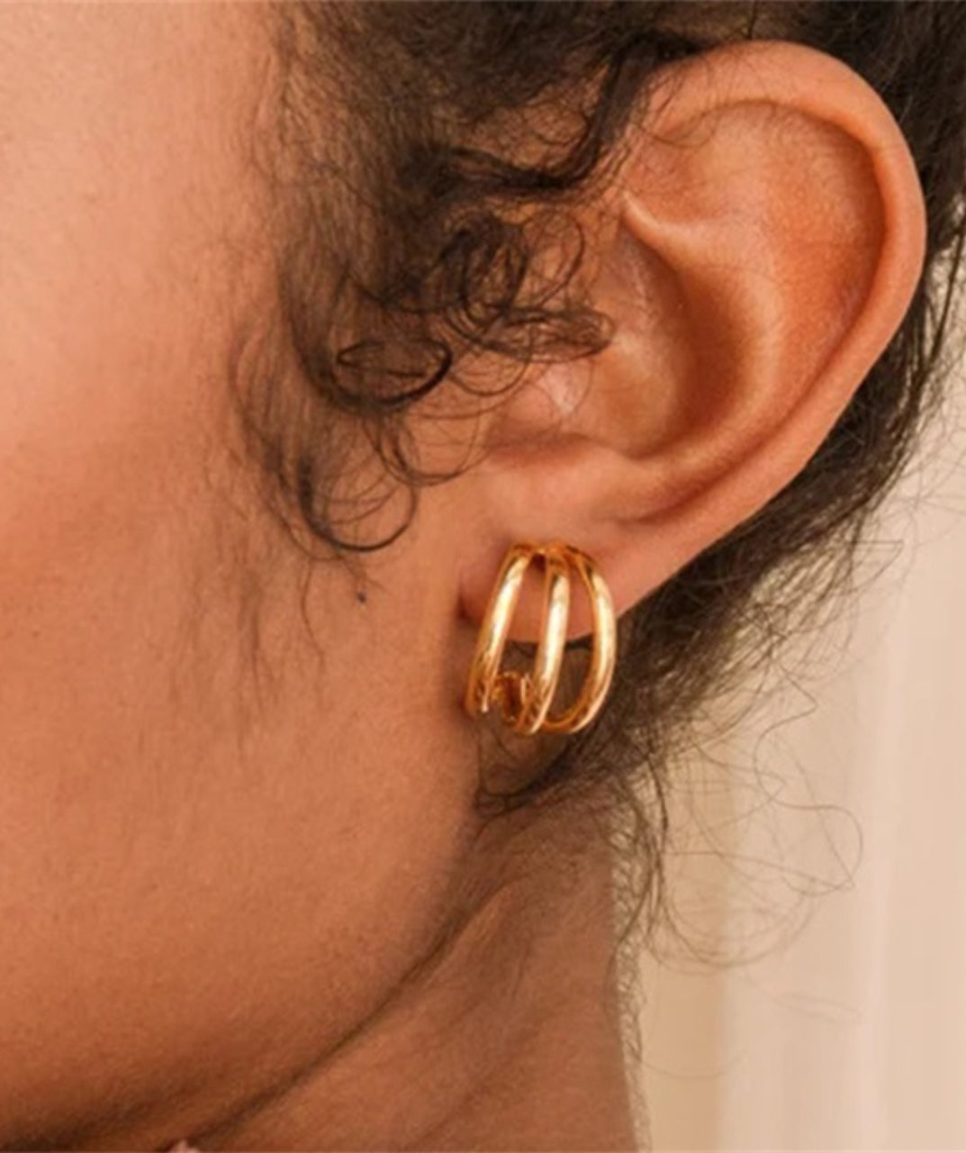 Gold & Silver Hoop Earrings