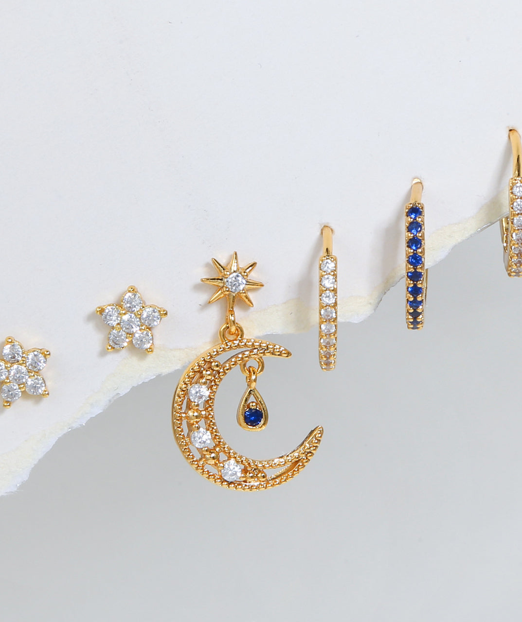 Gold-Plated Earring Set