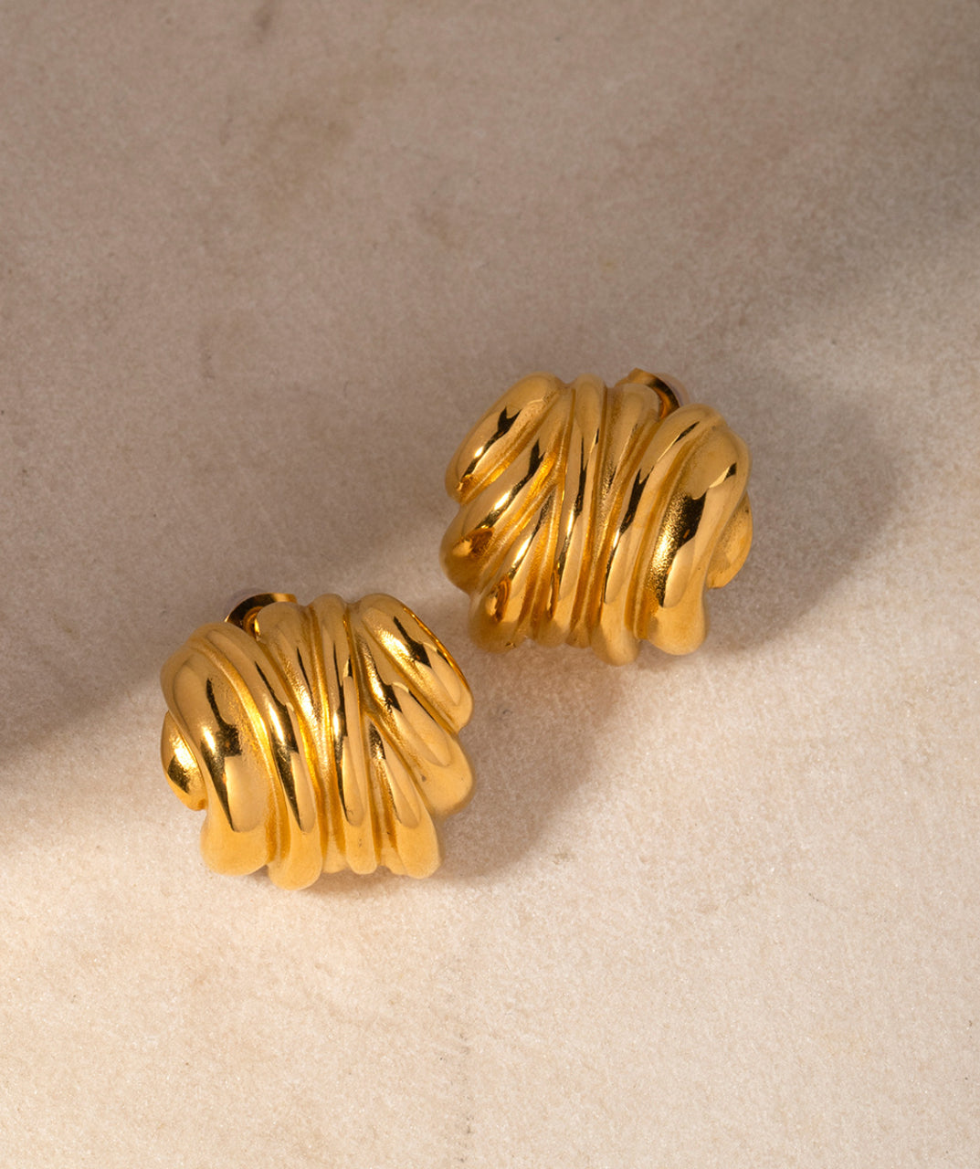 Gold Plated Stud Earrings