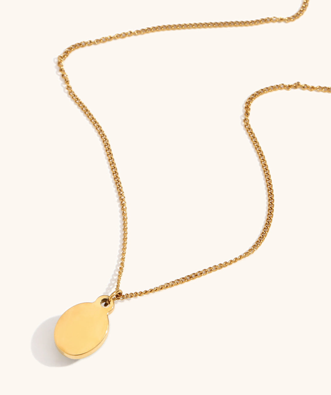 Gold Plated Pendant Necklace