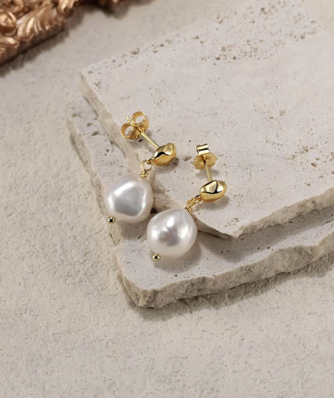 Pearl Stud Earrings