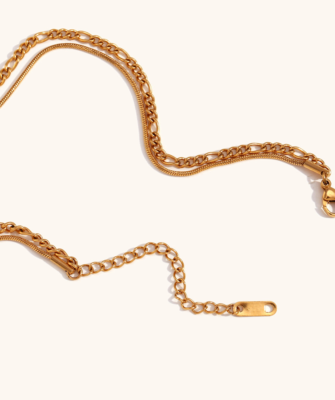 Layered Gold Chain Necklace