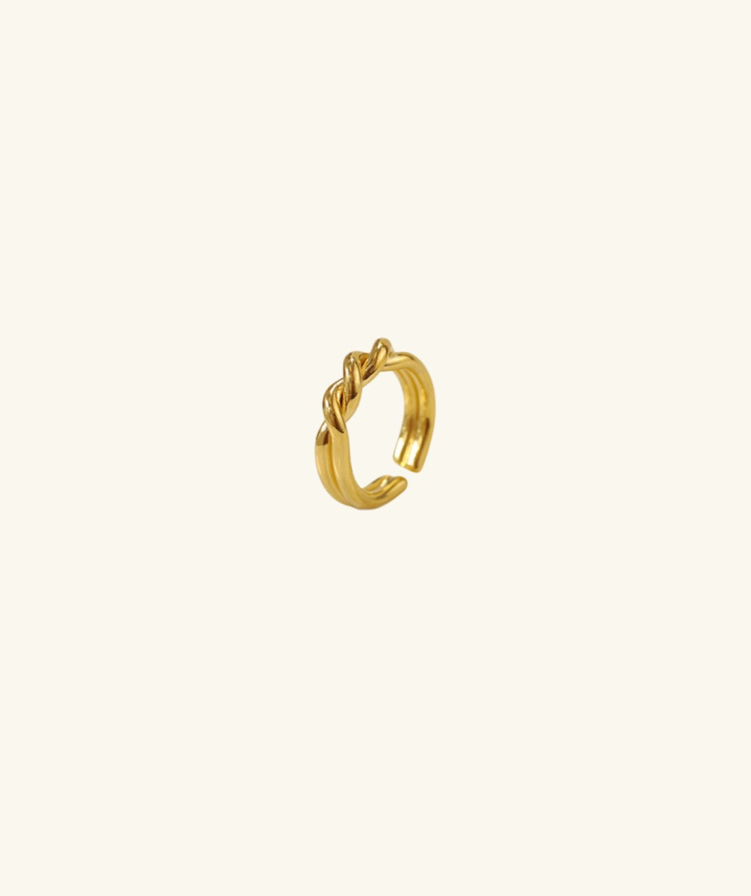 Entwined Brass Ring