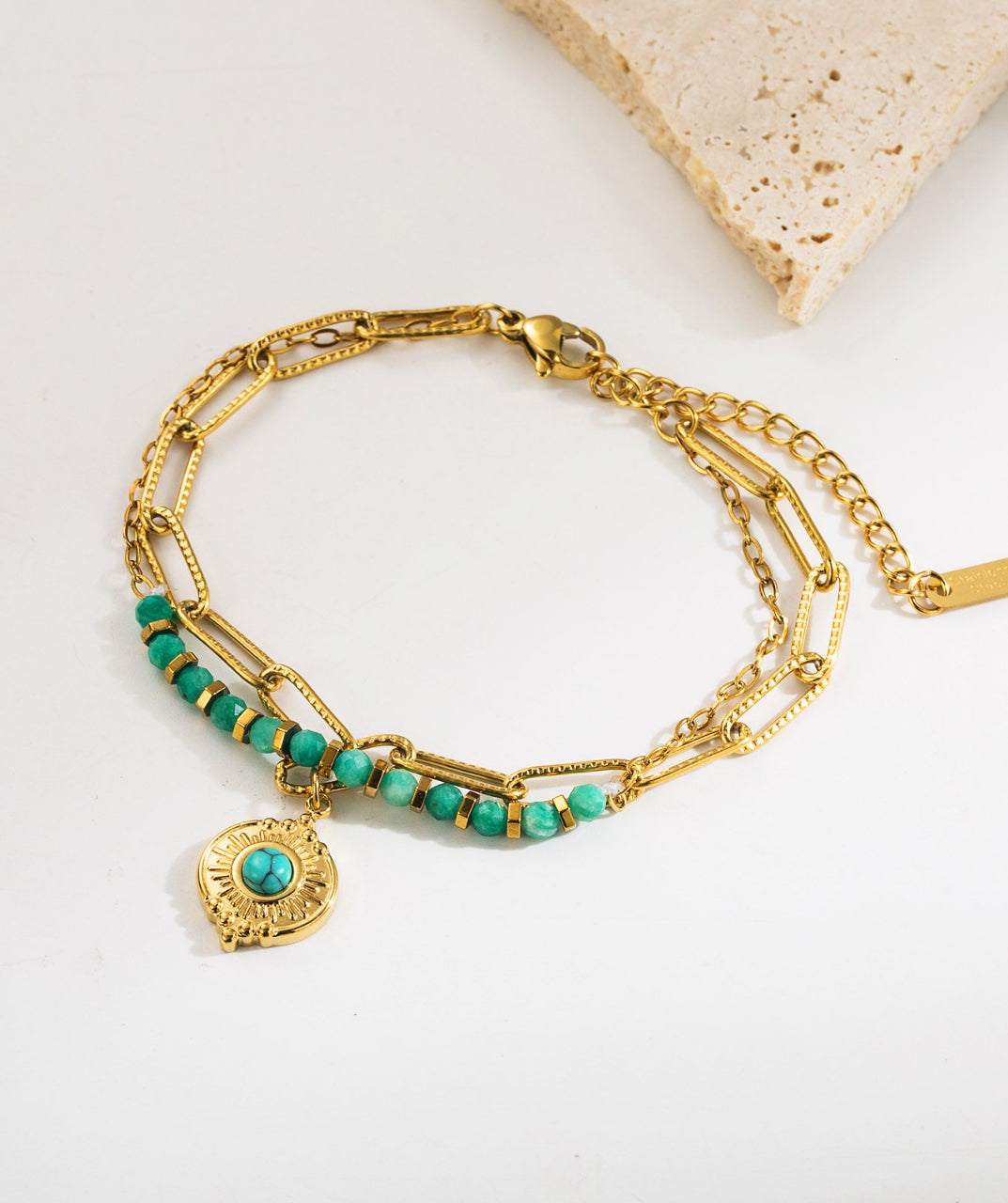 Boho Nature Stone Bracelet