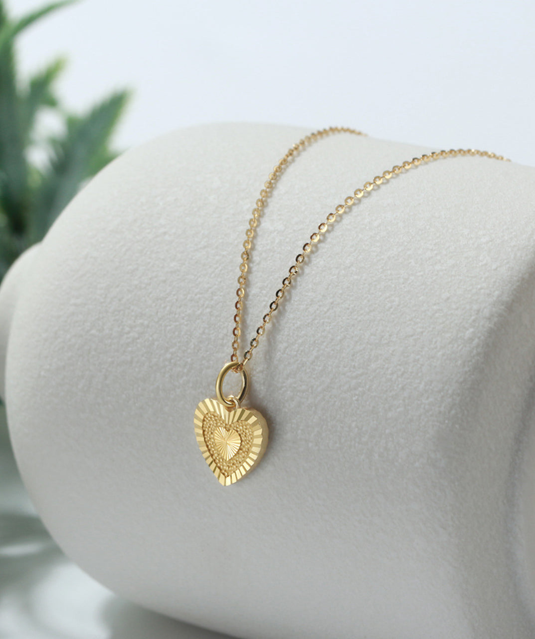 Heart Letter Pendant Necklace