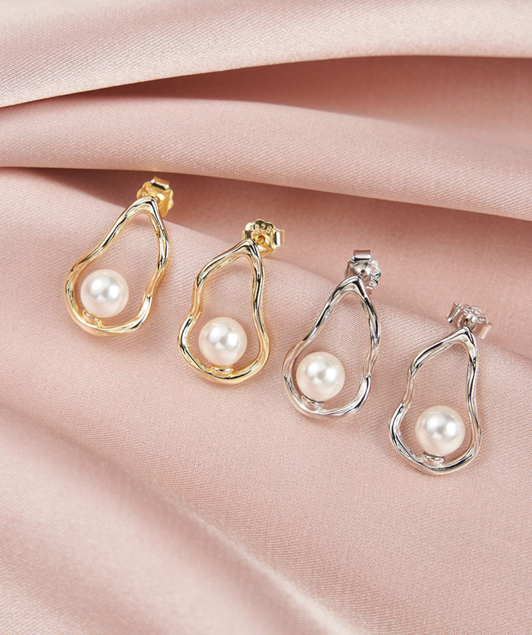 Pearl Stud Earrings