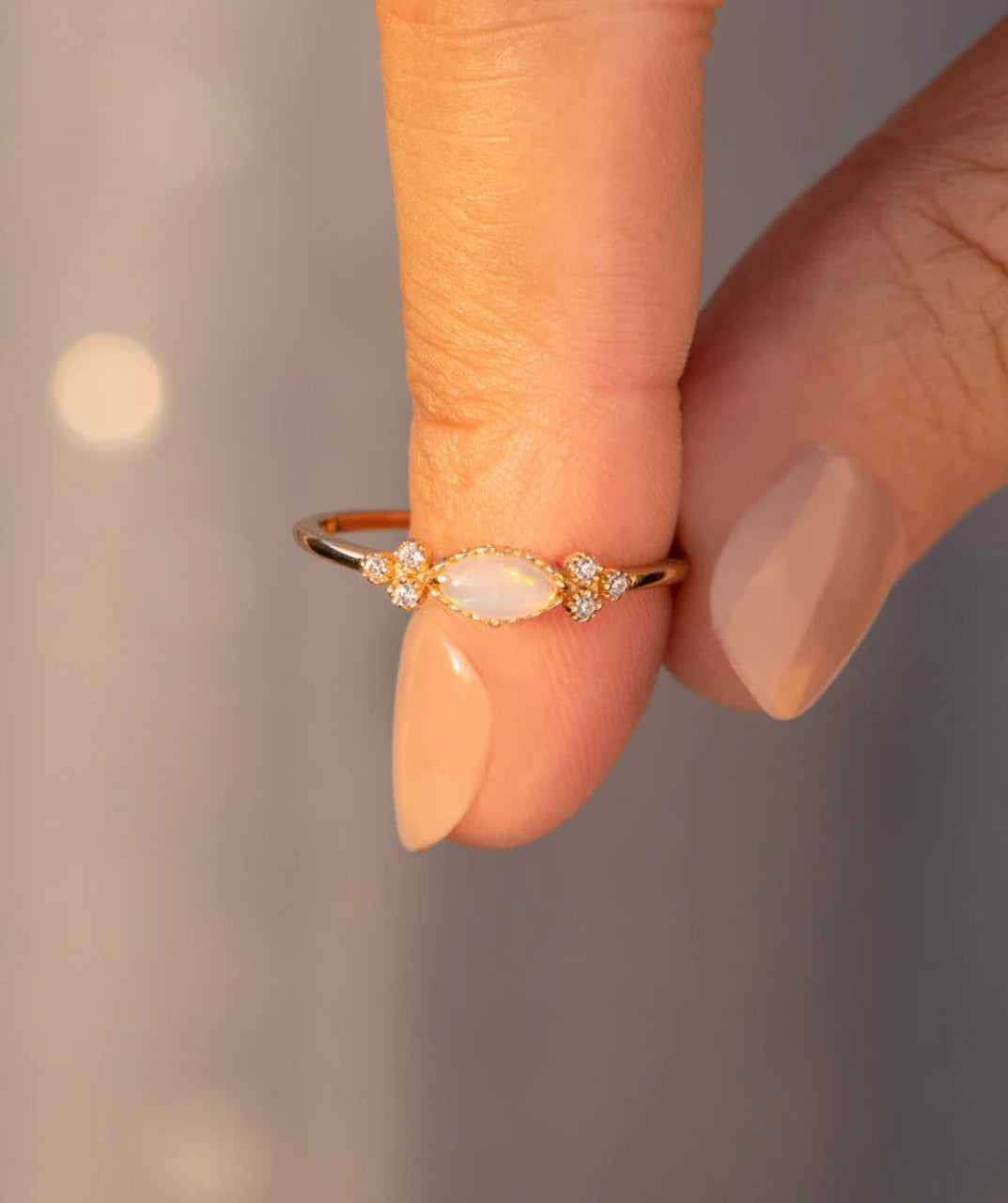 Opal Stackable Ring