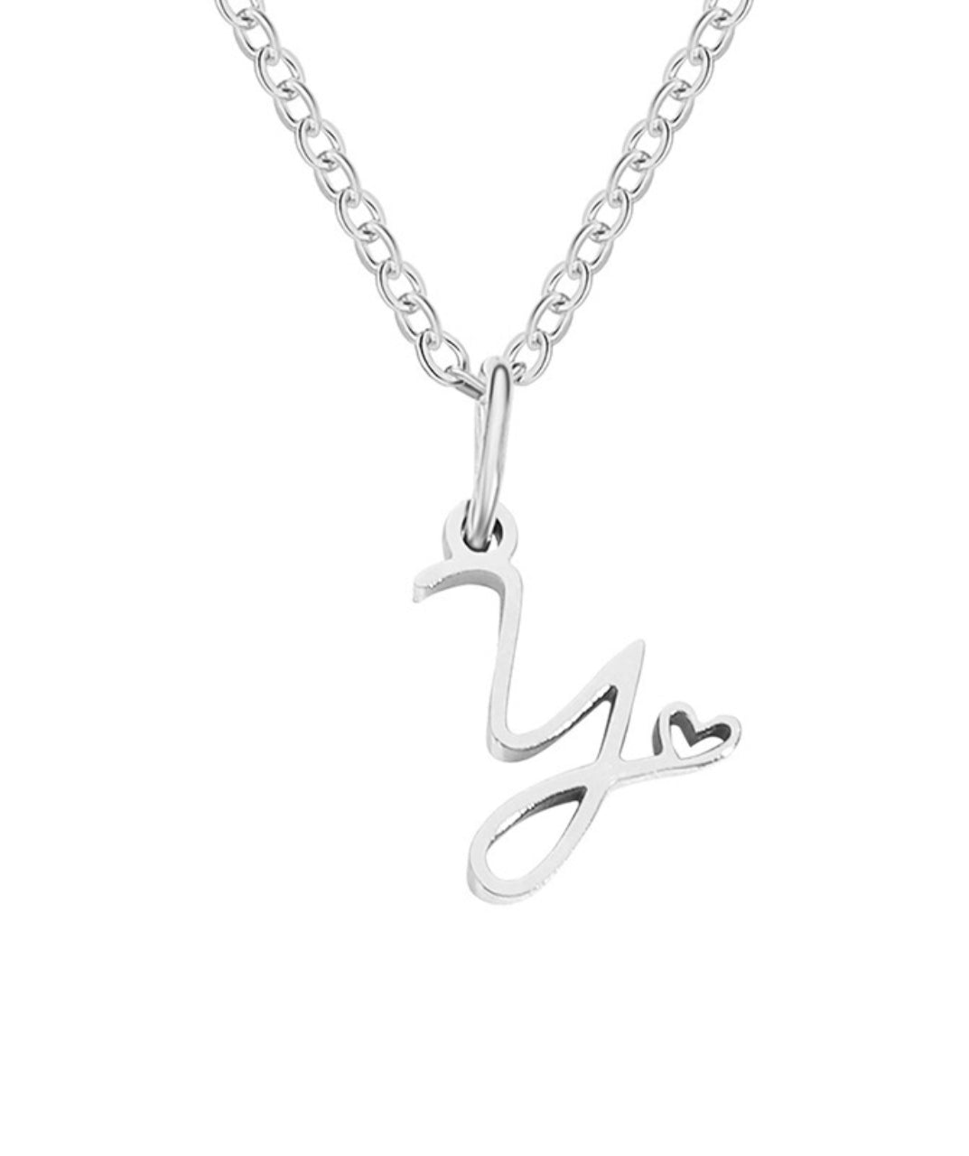 Letter Pendant Necklace