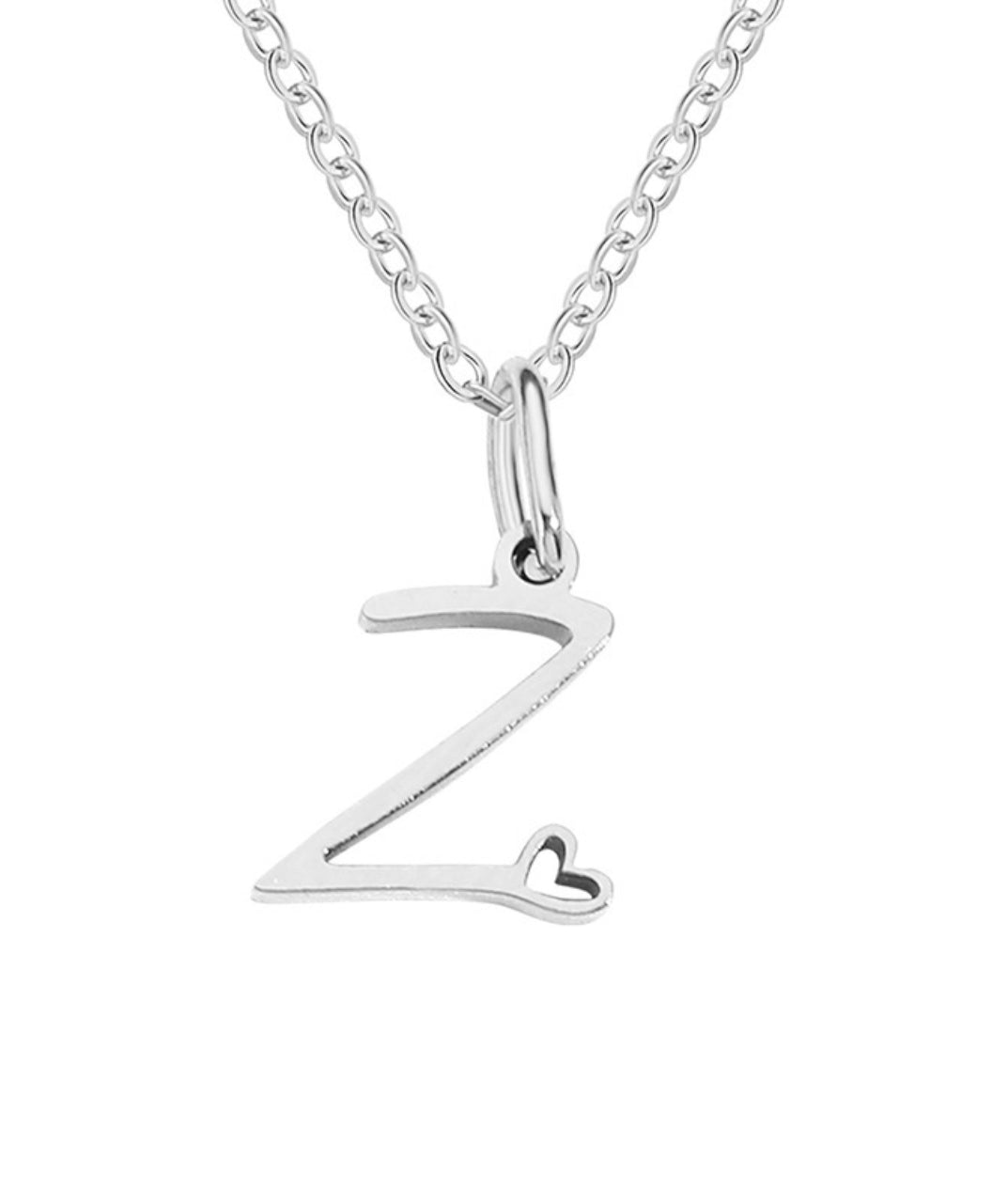 Letter Pendant Necklace