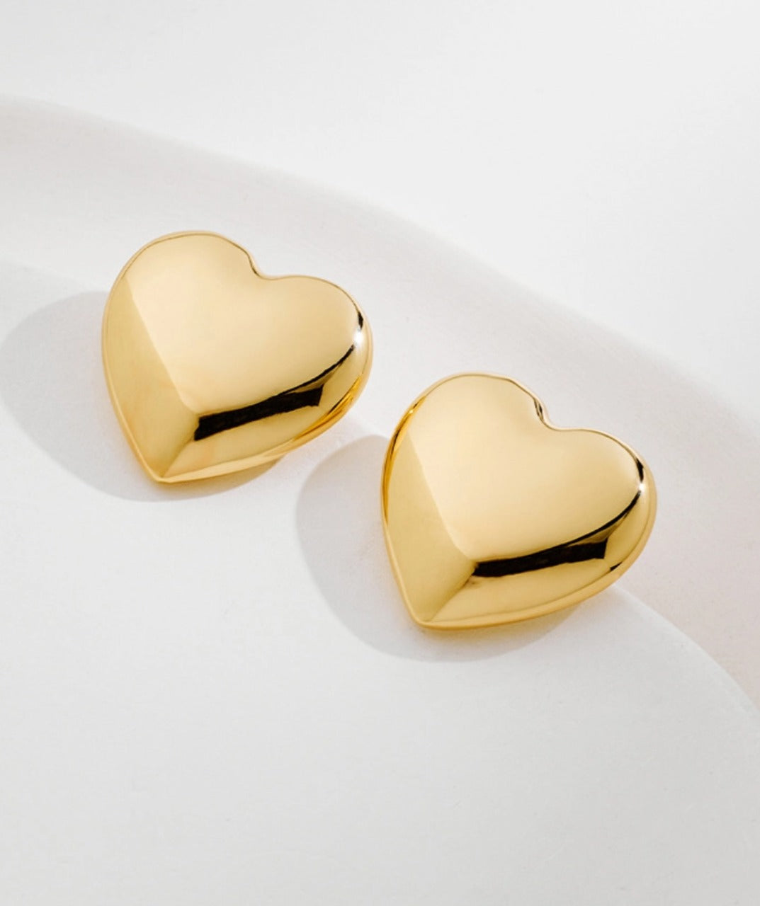 Heart Stud Earrings