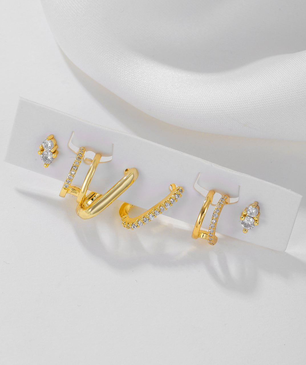 Gold-Plated Earring Set