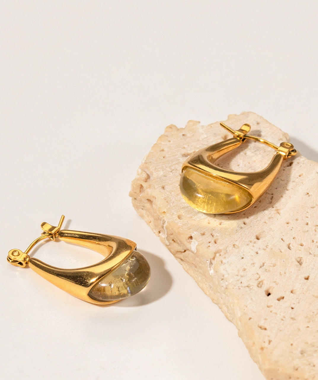 Gold Plated Hoop Earrings