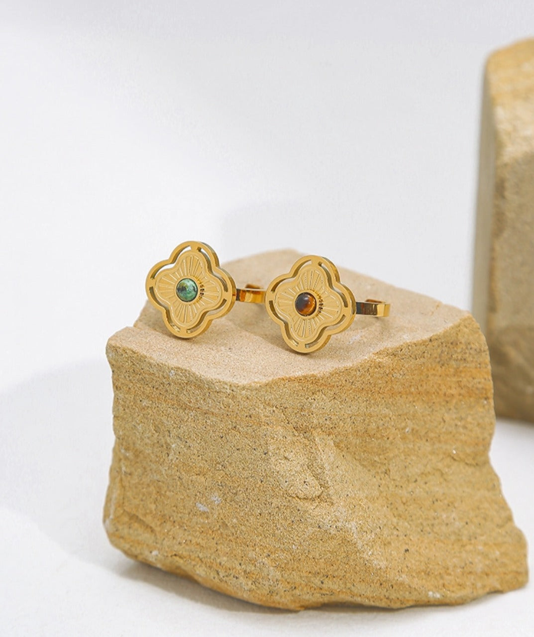 Clover Open Ring Earrings