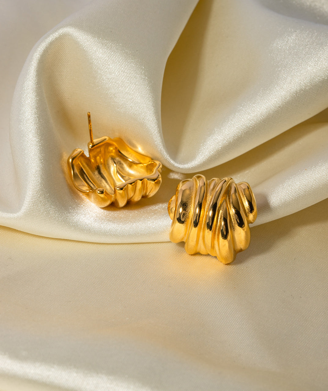 Gold Plated Stud Earrings