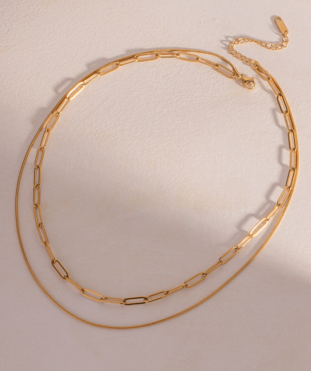 Layered Snake Chain Necklace