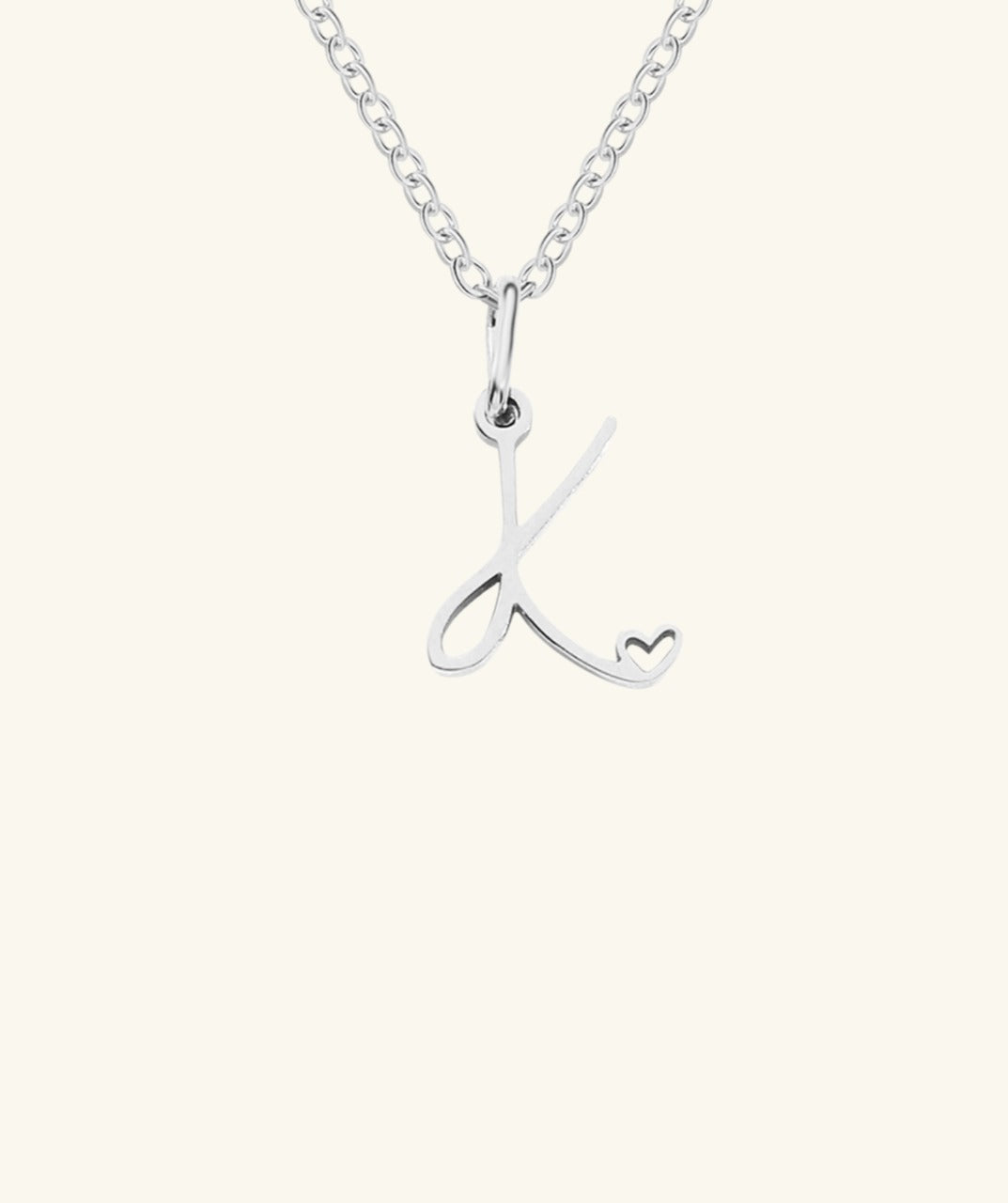 Letter Pendant Necklace