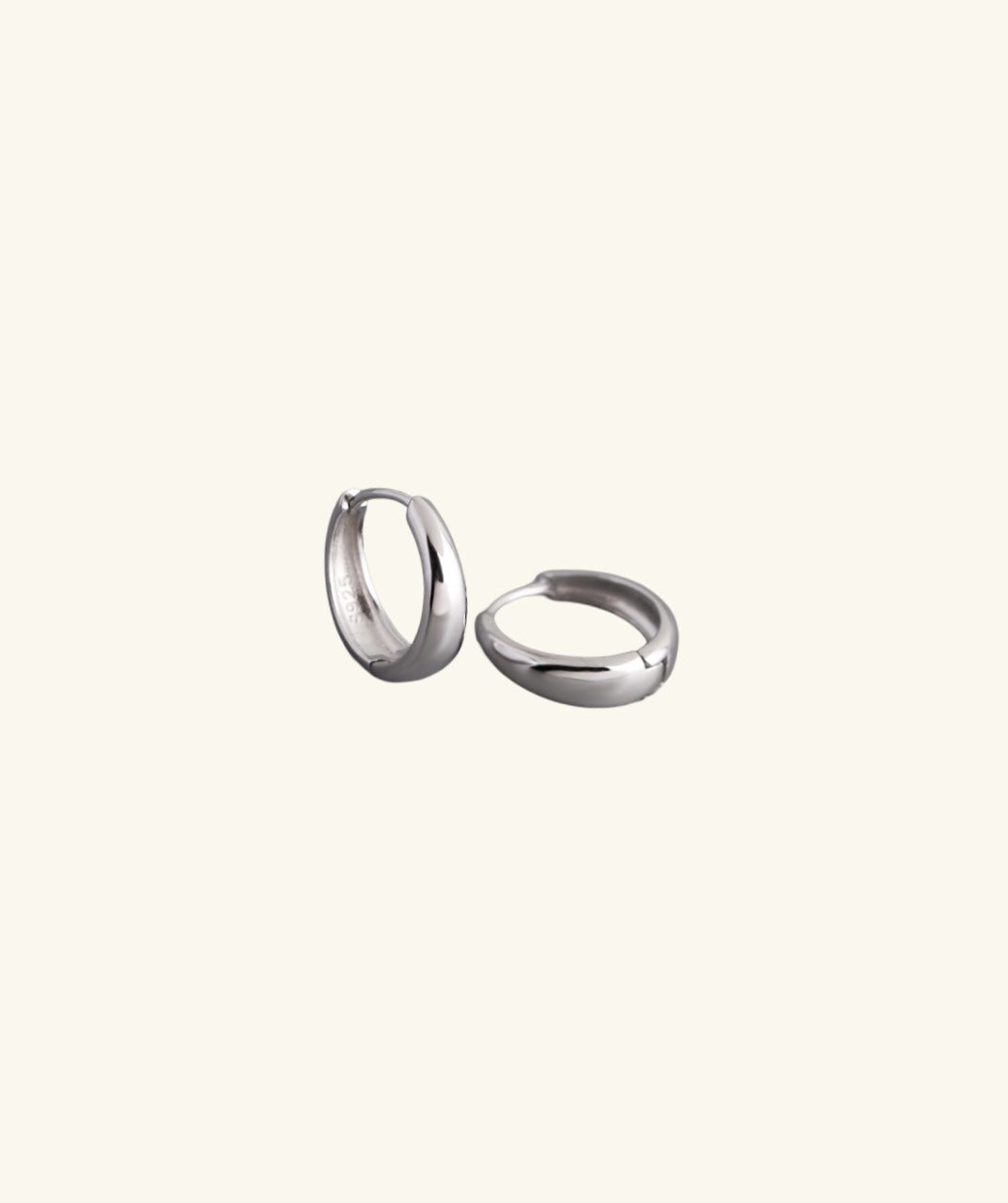 Oval Hoop Earrings