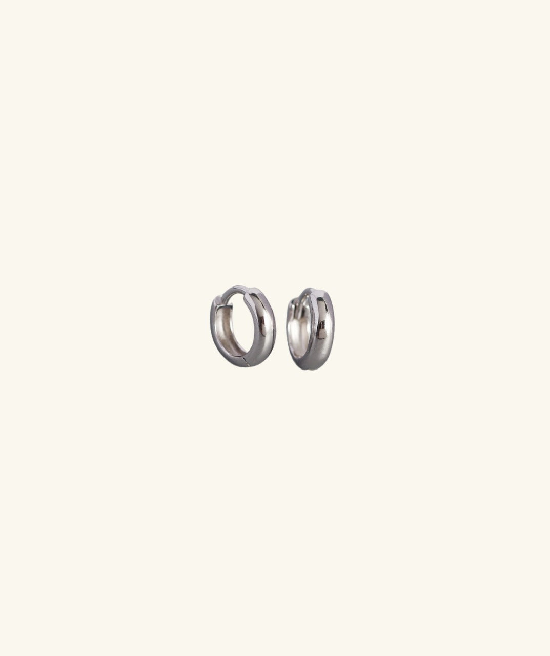 Bold Silver Hoop Earrings