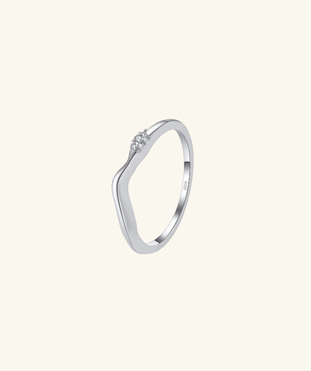 Irregular S925 Stackable Ring