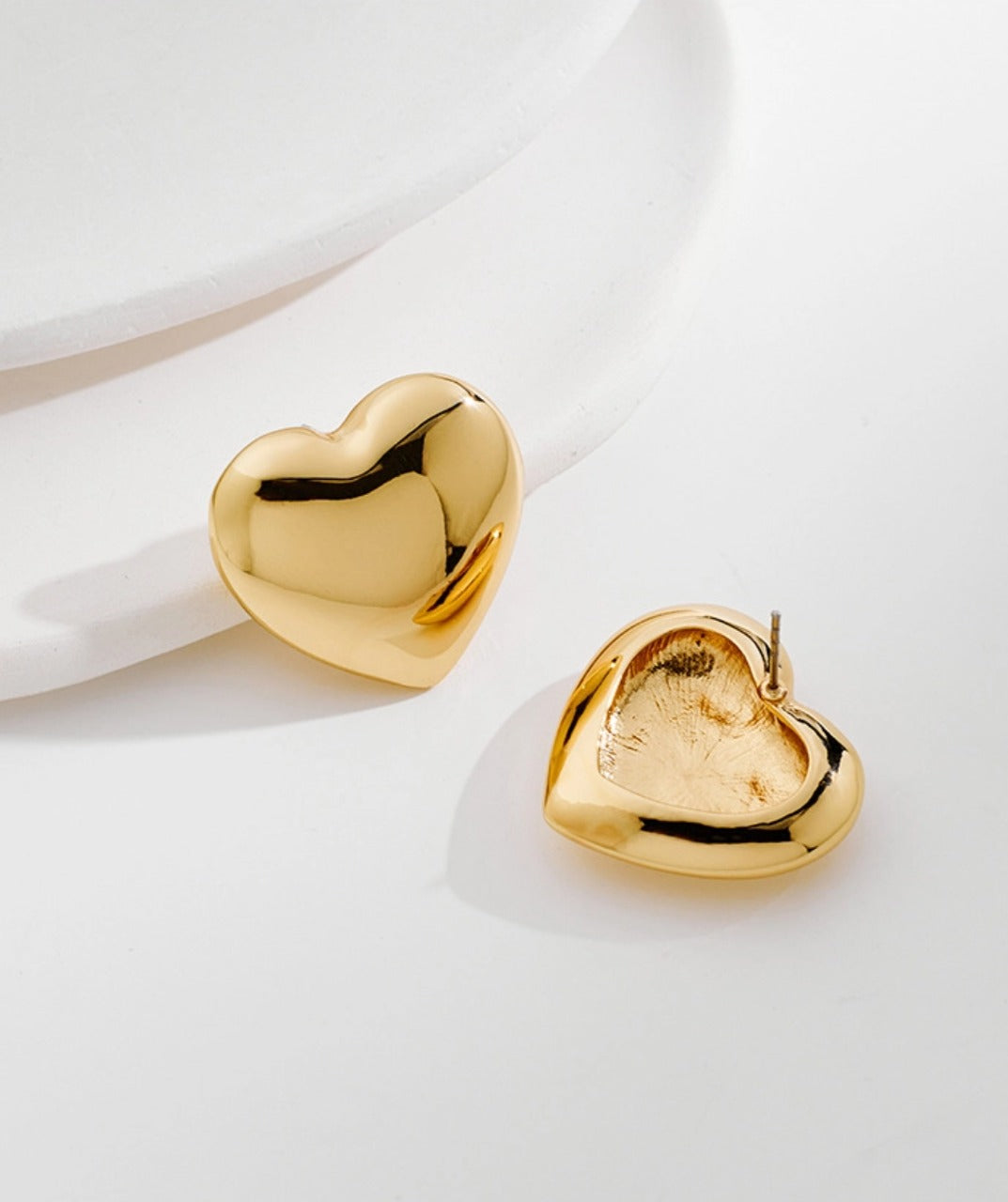 Heart Stud Earrings