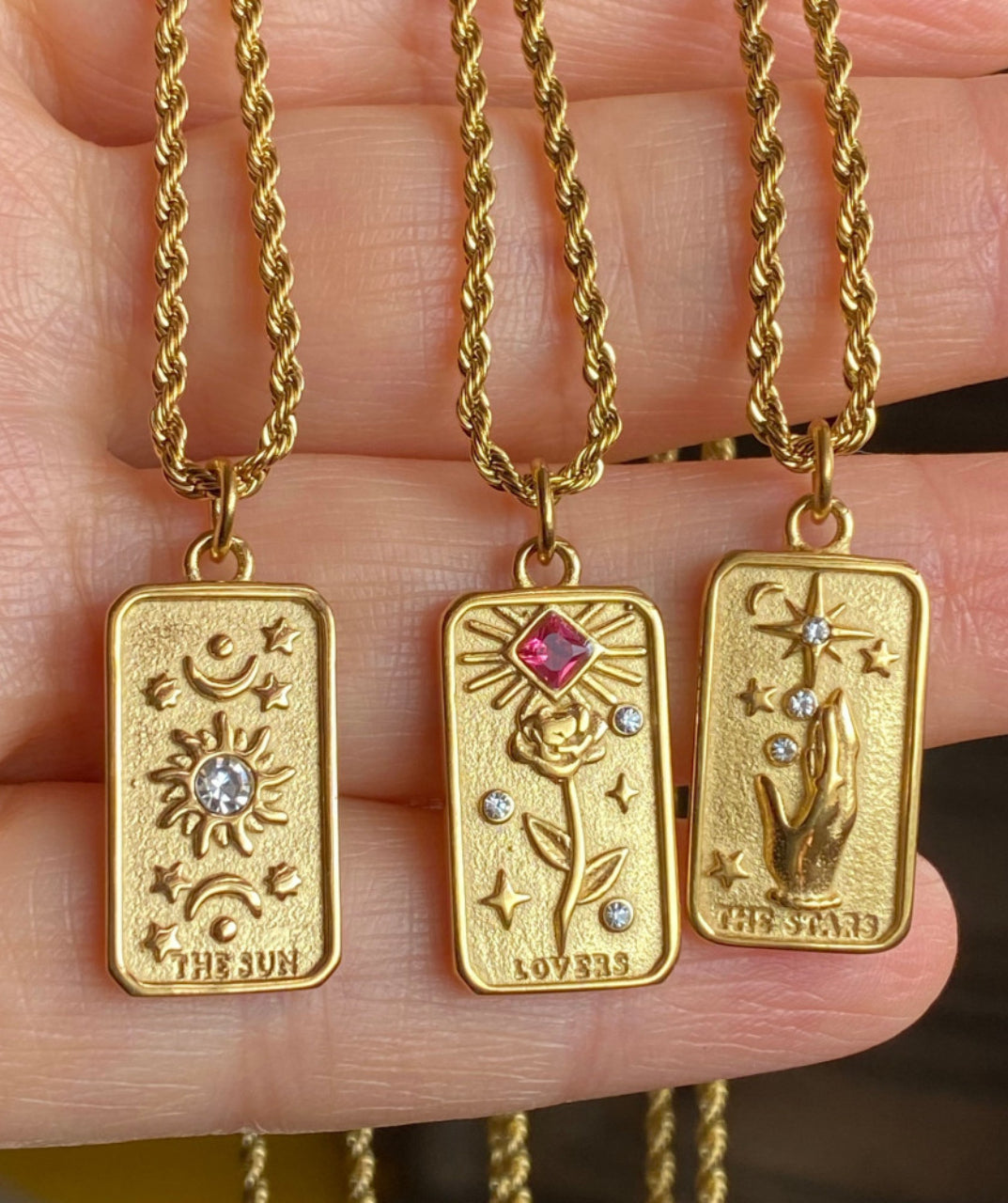 Tarot Coin Necklace