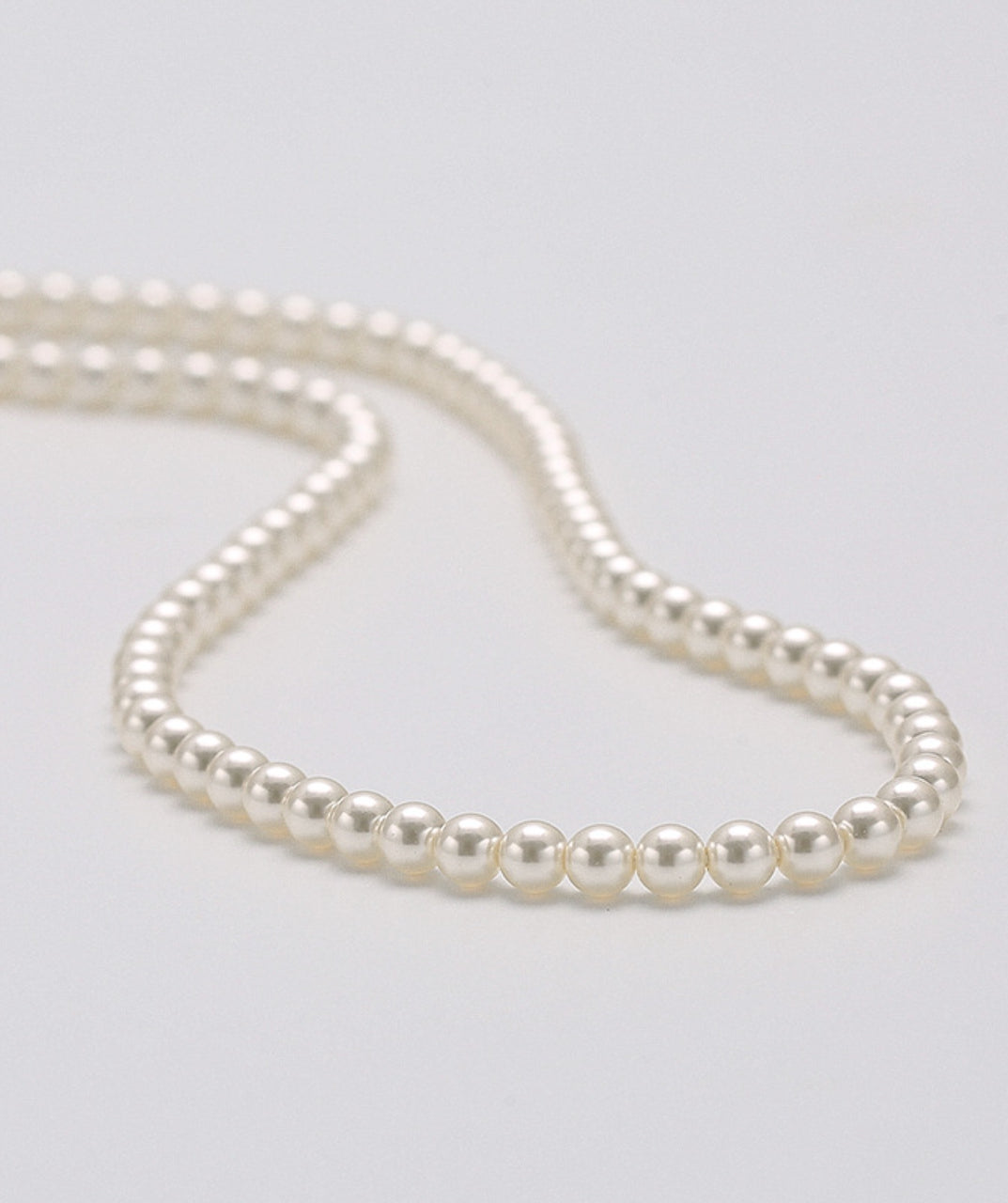 Pearl Brass Chain Necklace