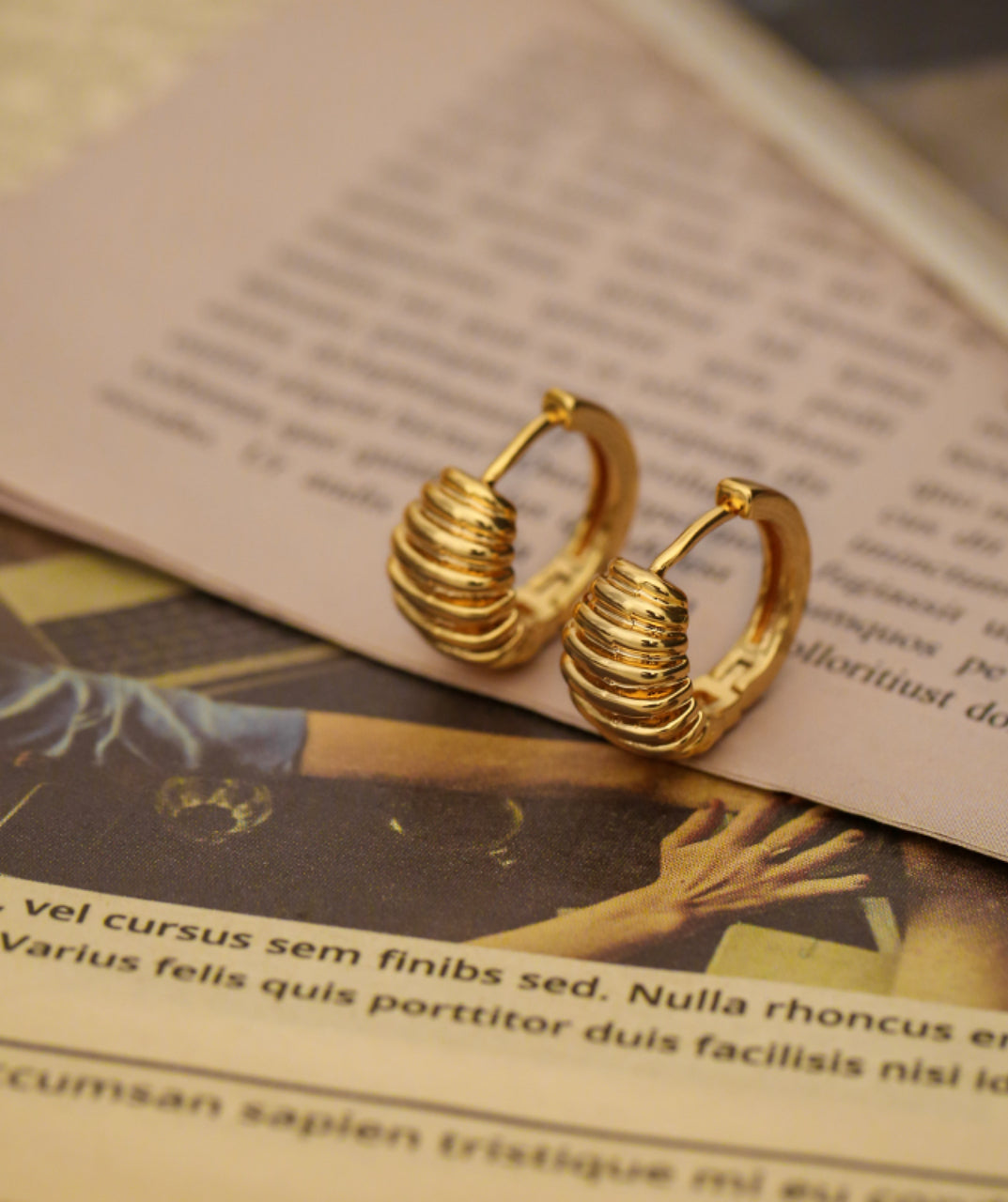 Helical Hoop Earrings