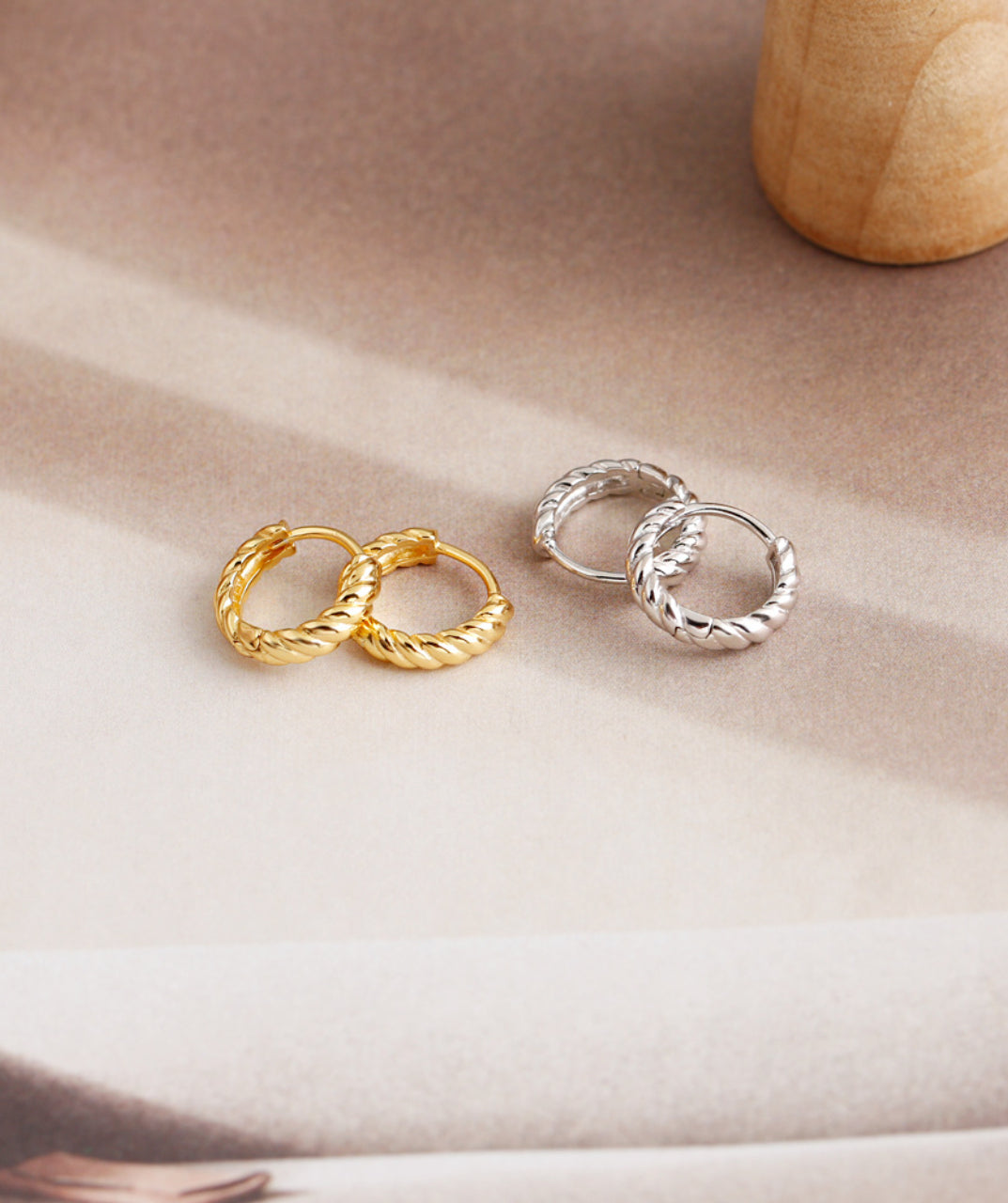 Twist Hoop Earrings