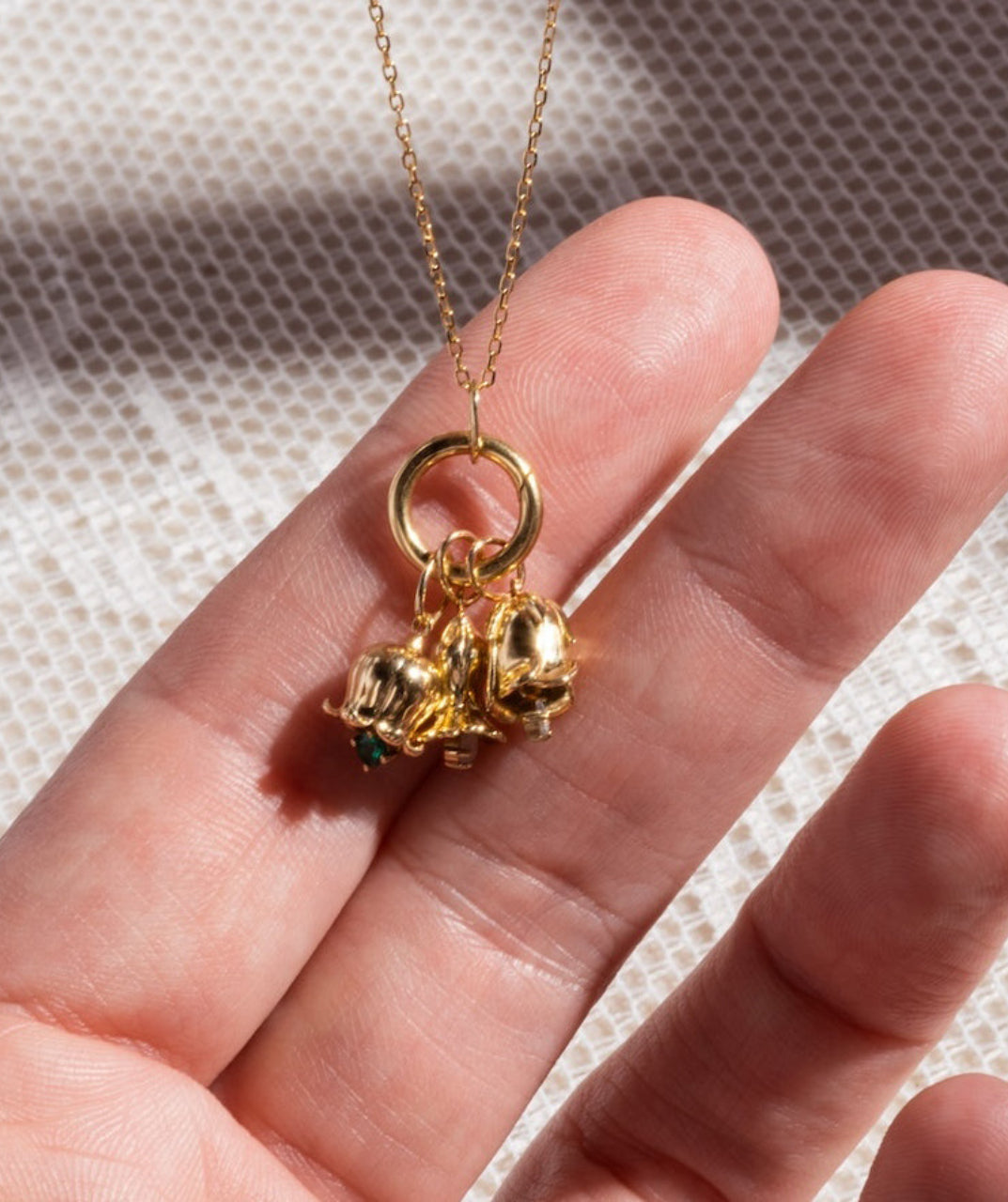 Gold Plated Necklace Charm