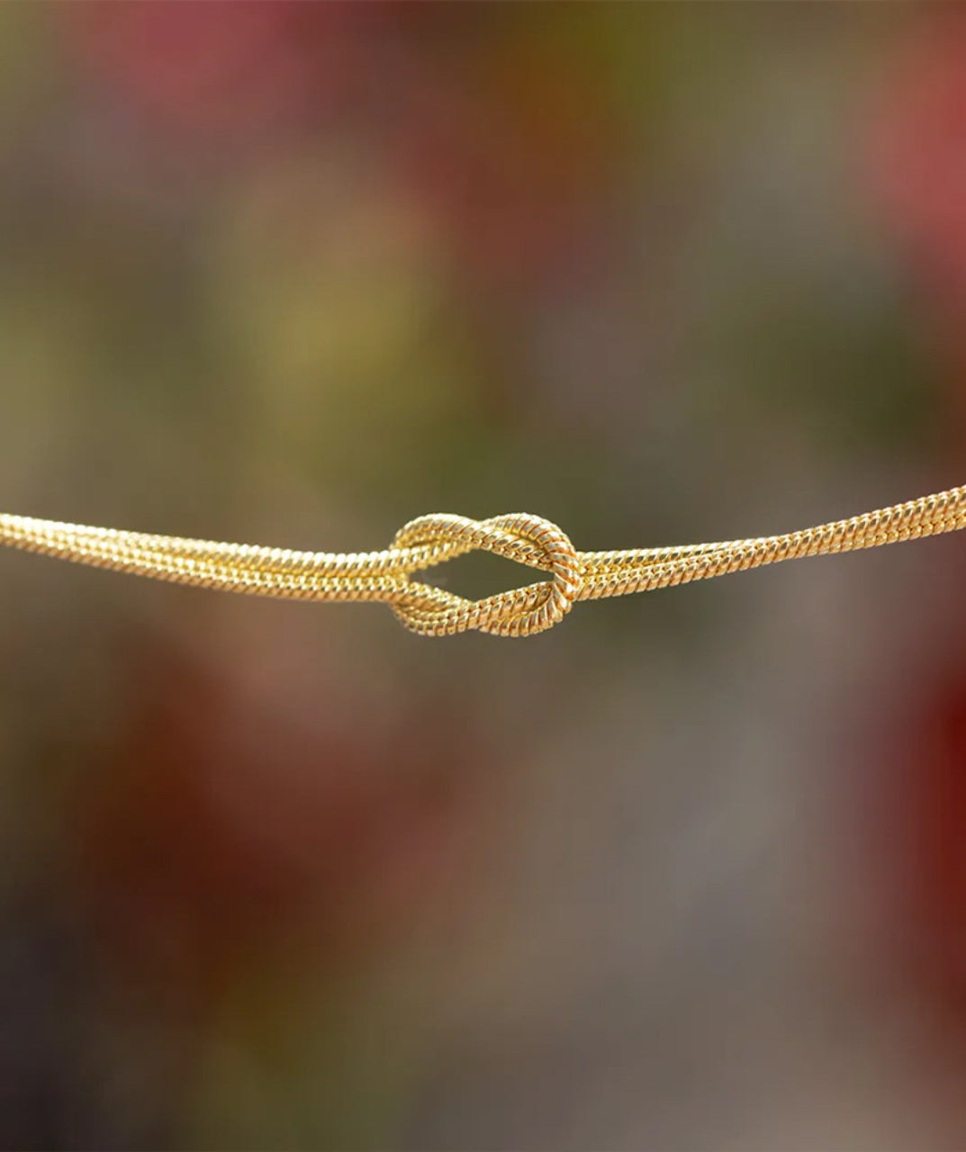 Knot Snake Chain Bracelet