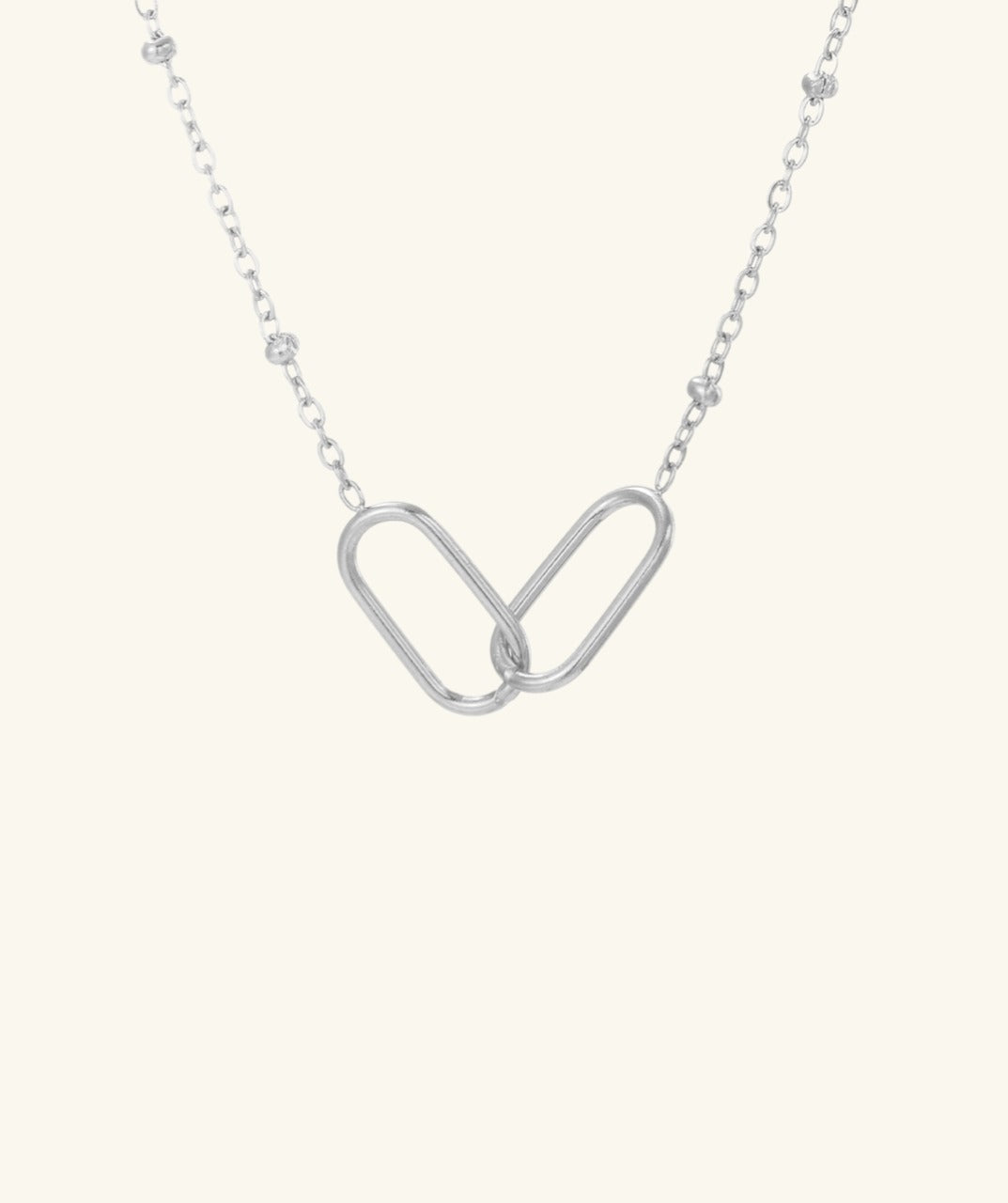 Paperclip Pendant Necklace